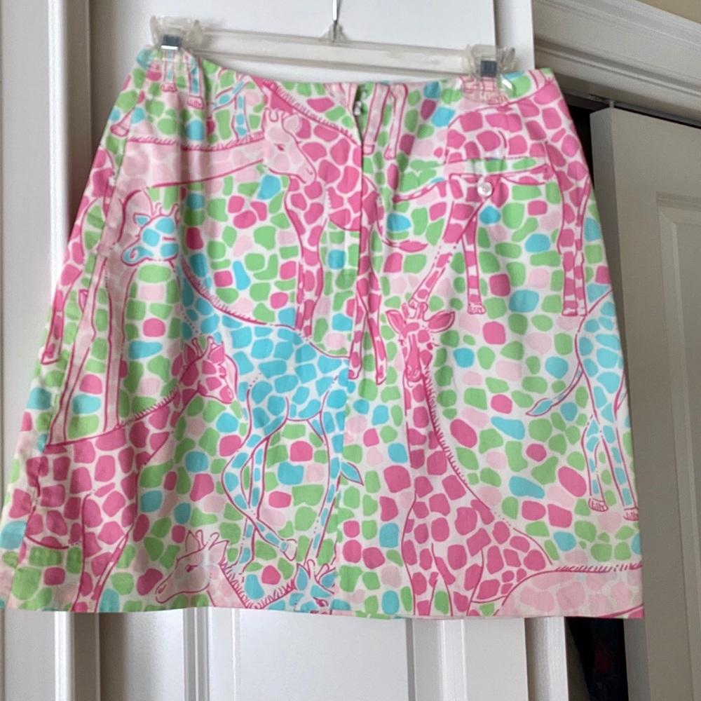 Lilly Pulitzer “giraffe” mini skirt